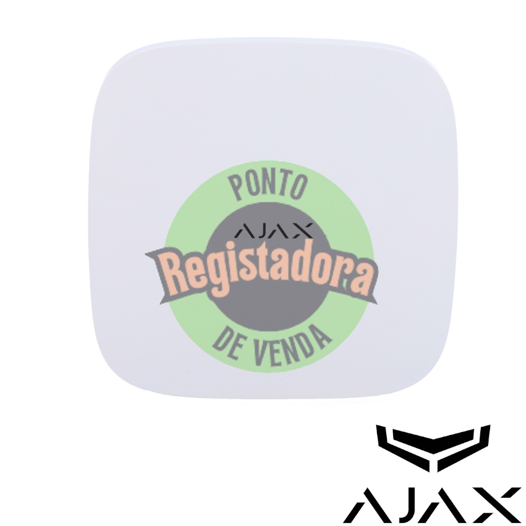 AJAX - Central de alarme profissional Grau 2 com GSM, 3G, 4G, LAN e WIFI - White