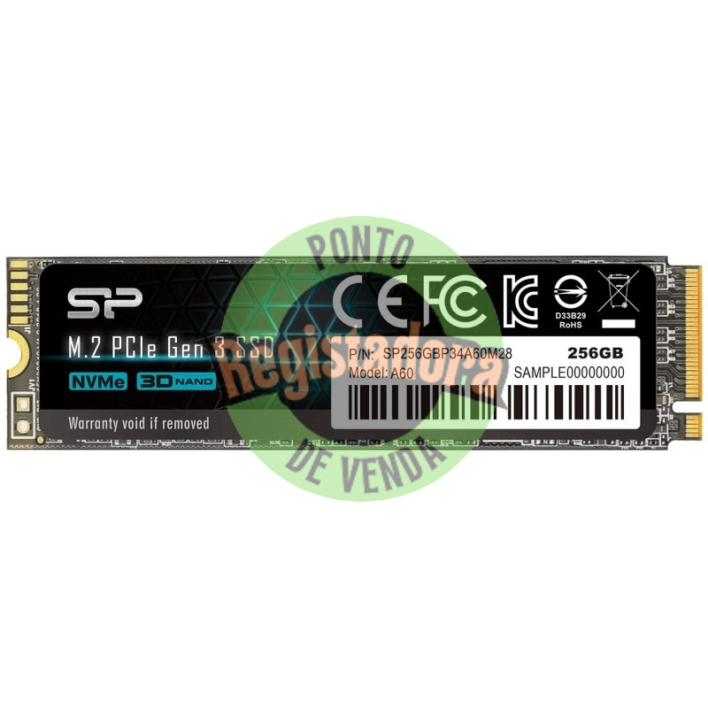 SP P34A60 256GB SSD M.2 PCIe Gen3x4 Nvme