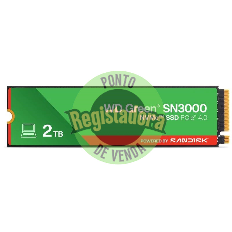 WD Green SN3000 SSD 2TB PCIe Gen4 NVMe