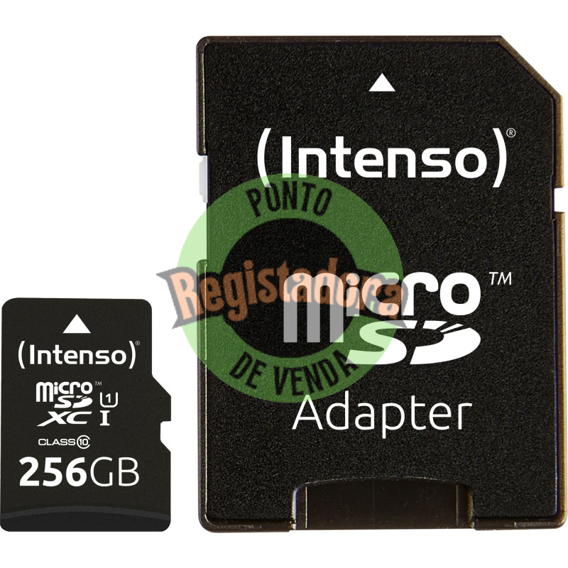 Intenso 3423492 Micro SD UHS-I Premium 256G c/adap