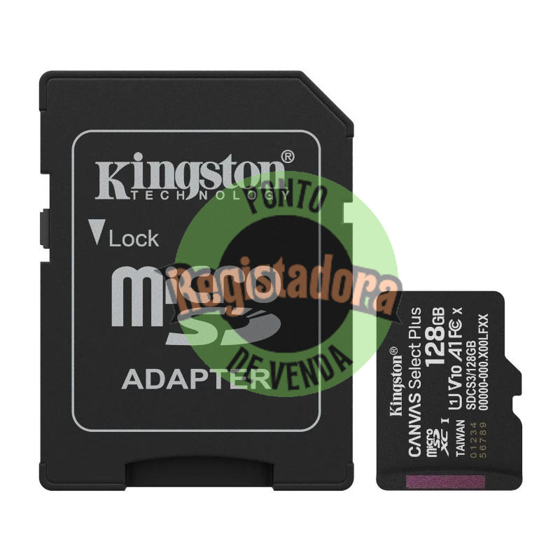 Kingston SDCS3/128GB microSD XC Gen3 150MB/s A1