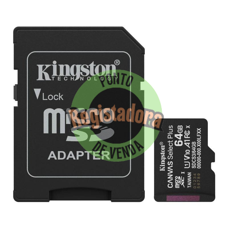 Kingston SDCS3/64GB microSDXC Gen3 100MB/s A1