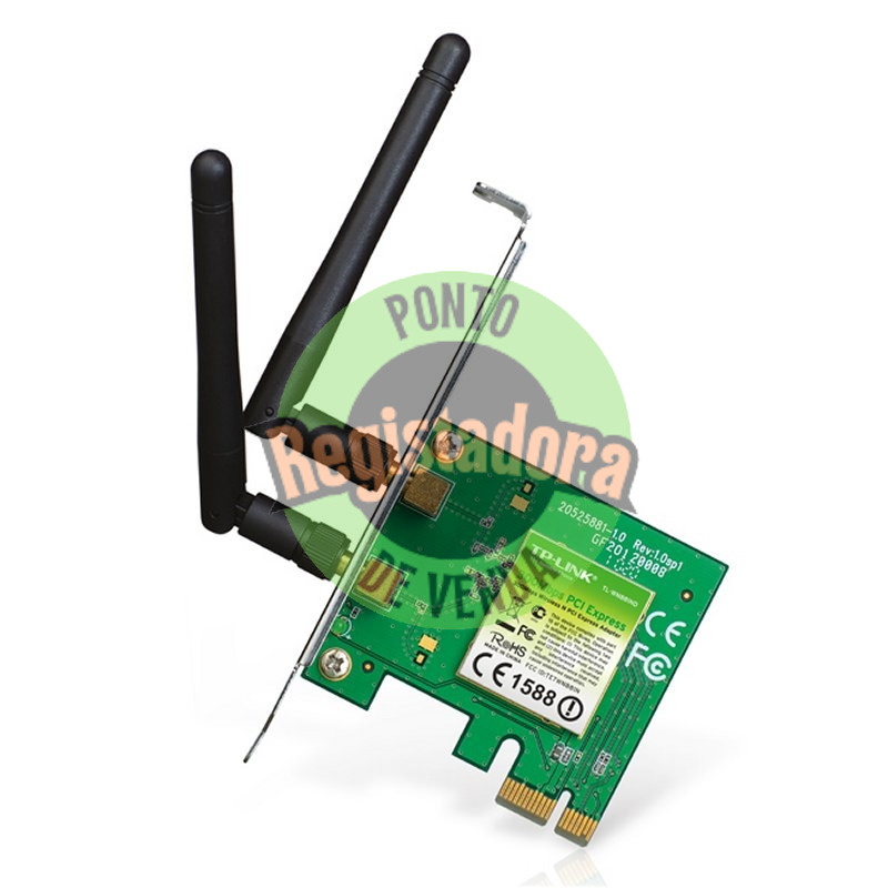 TP-LINK TL-WN881ND Cartão Red WiFi N300 PCI-E