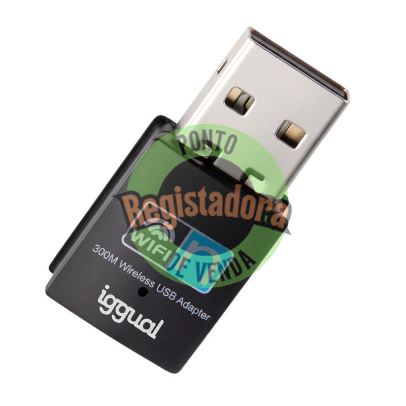 iggual Adaptador USB Wifi 300 Mbps mono 2.4GHz