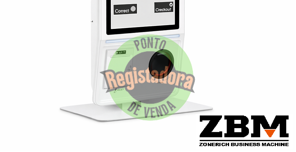 Suporte de Mesa p/ Quiosque ZQ-HM2000/HM2700 White Color