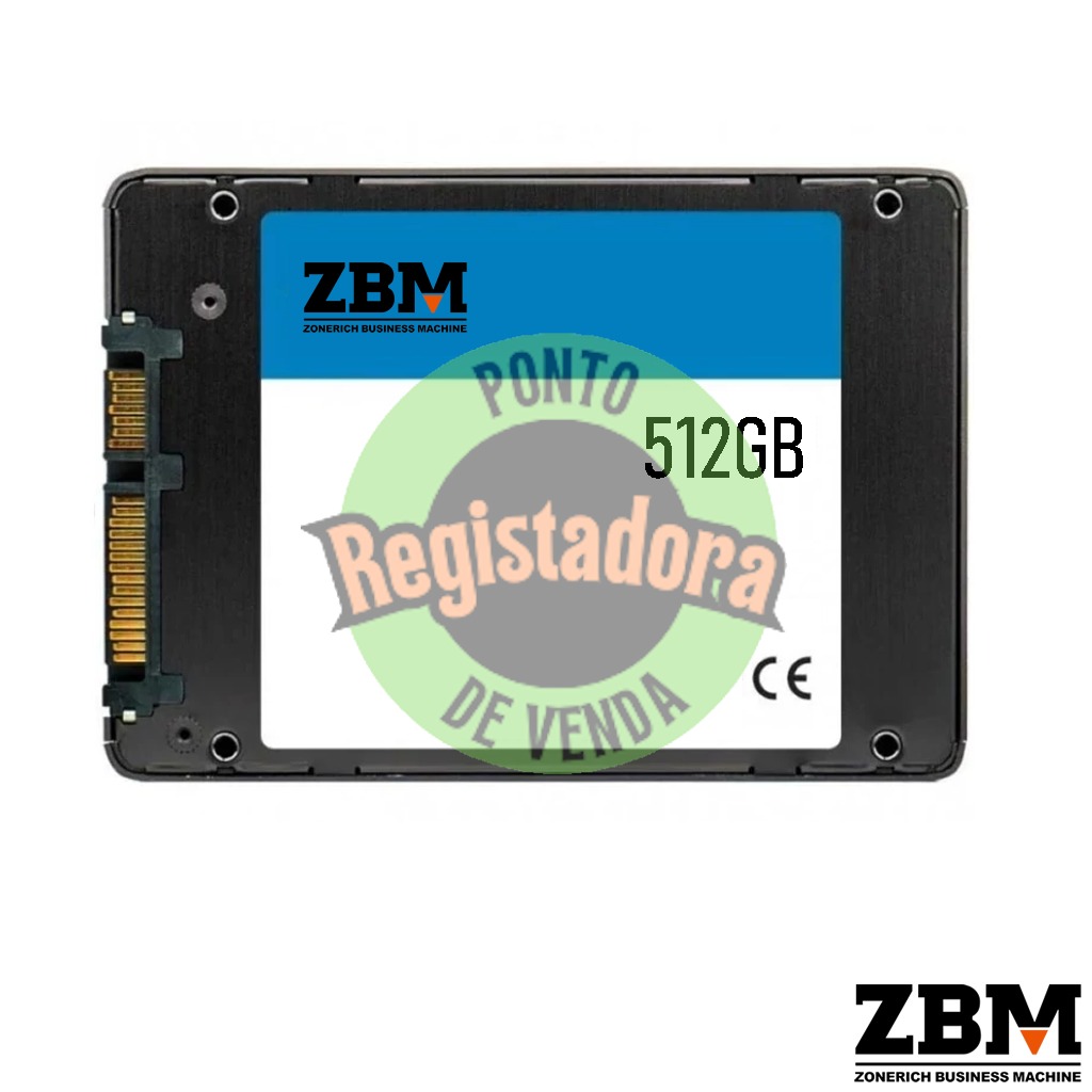 SSD 512Gb SATA 2.5" p/ POS ZBM