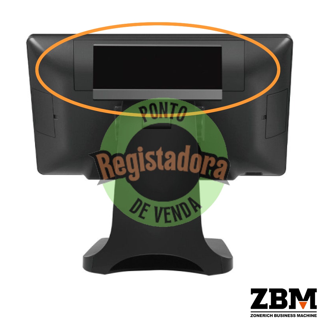 Display Cliente VFD 2X20 para POS ZQ-T8350