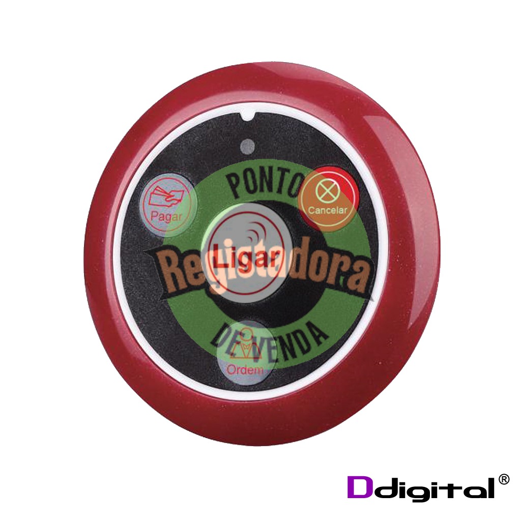 Pager Chamada Mesa Ddigital C/ 4 Botões - SK117-4