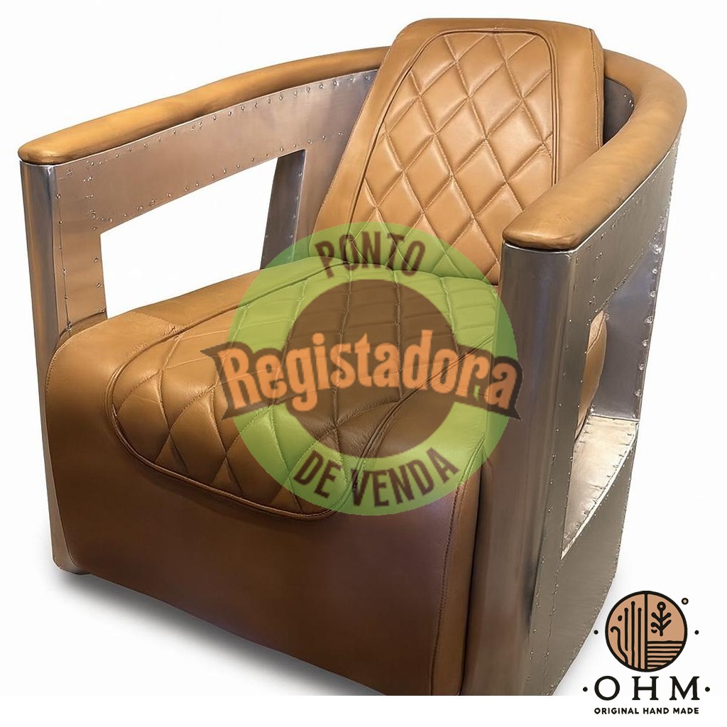 Poltrona Aviator Light Brown