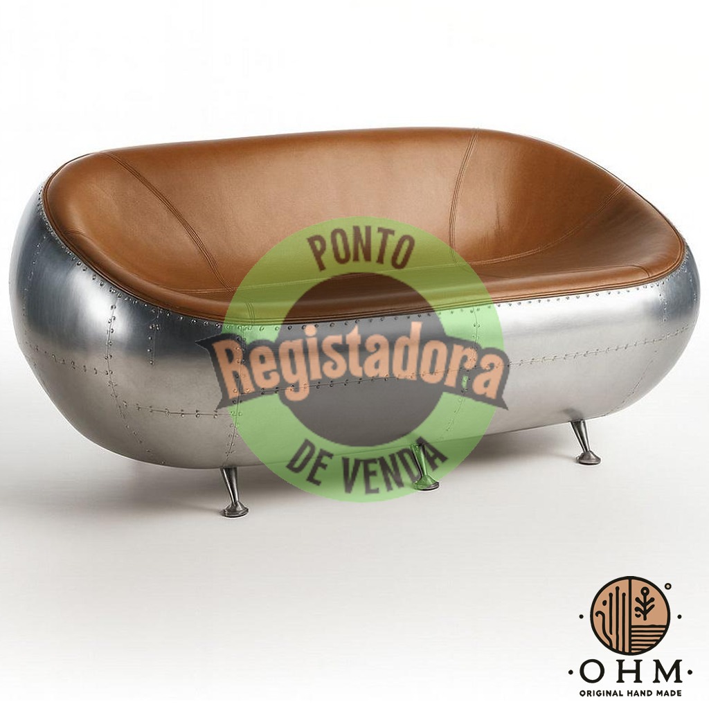 Sofá Loveseat Brown