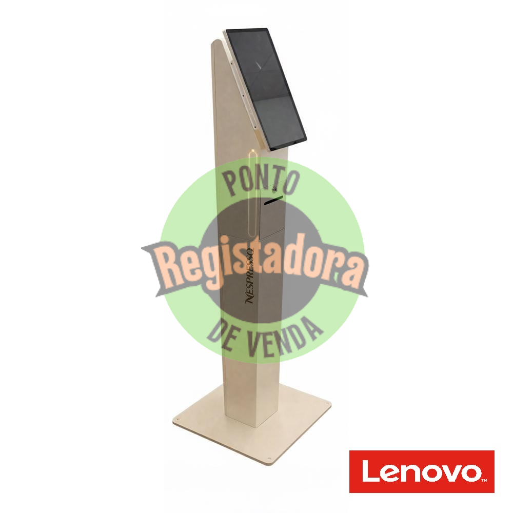 Dispensador / Quiosque Lenovo Intel J6412 8GB 120GB / 15.6" / 80mm / WI-FI / BT /  Suporte de Chão /  Windows 11 Pro
