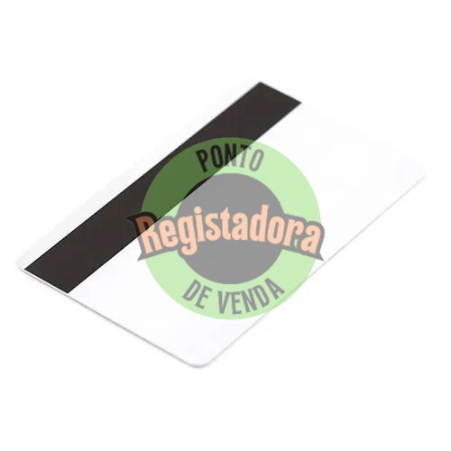 Cartão Branco 0.76mm C/ Banda Magnetica Alta Coersividade